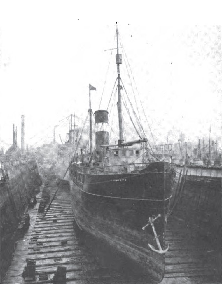 Пароходы в сухом доке Morse Dry Dock, 1920 год